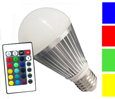 LED Birne Colour P9L-RGB, E27, 9 Watt